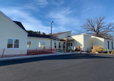 Educational Play Center - Manchester, CT - Framed Addition - Siding Installation